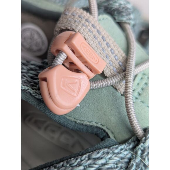 NWOB Keen Whisper Light Green Peach Waterproof Sandals Womens 10 Hiking Trail - Picture 9 of 9